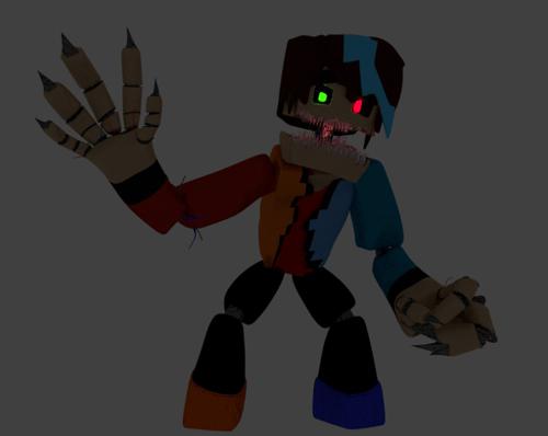 Supahtronic [Minecraft-ish- Cycles Rig] preview image
